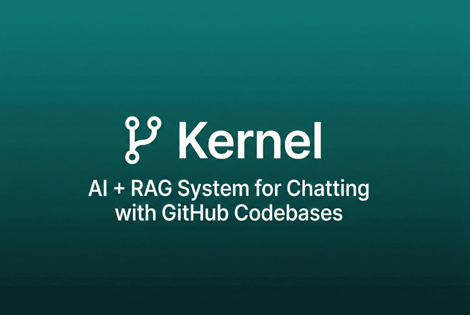 Kernel - RAG engine for codebases